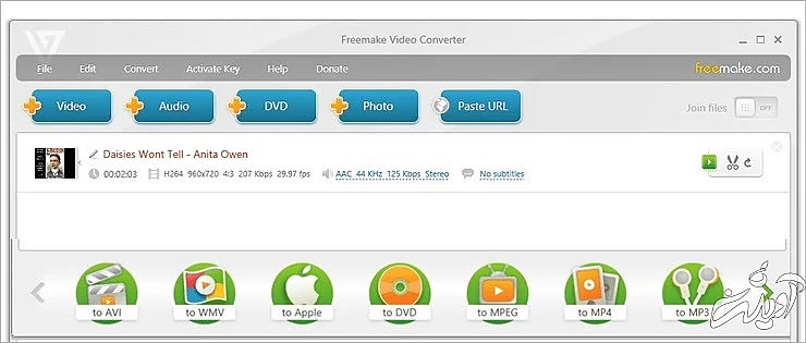 چطور فرمت فیلم رو عوض کنیم / Freemake